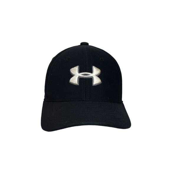 Under Armour Hat Boys Medium 4-5 Years Black Golf Fitted - Picture 1 of 8